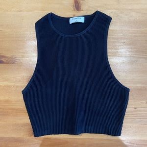 Babaton Sculpt Knit Racer Cropped